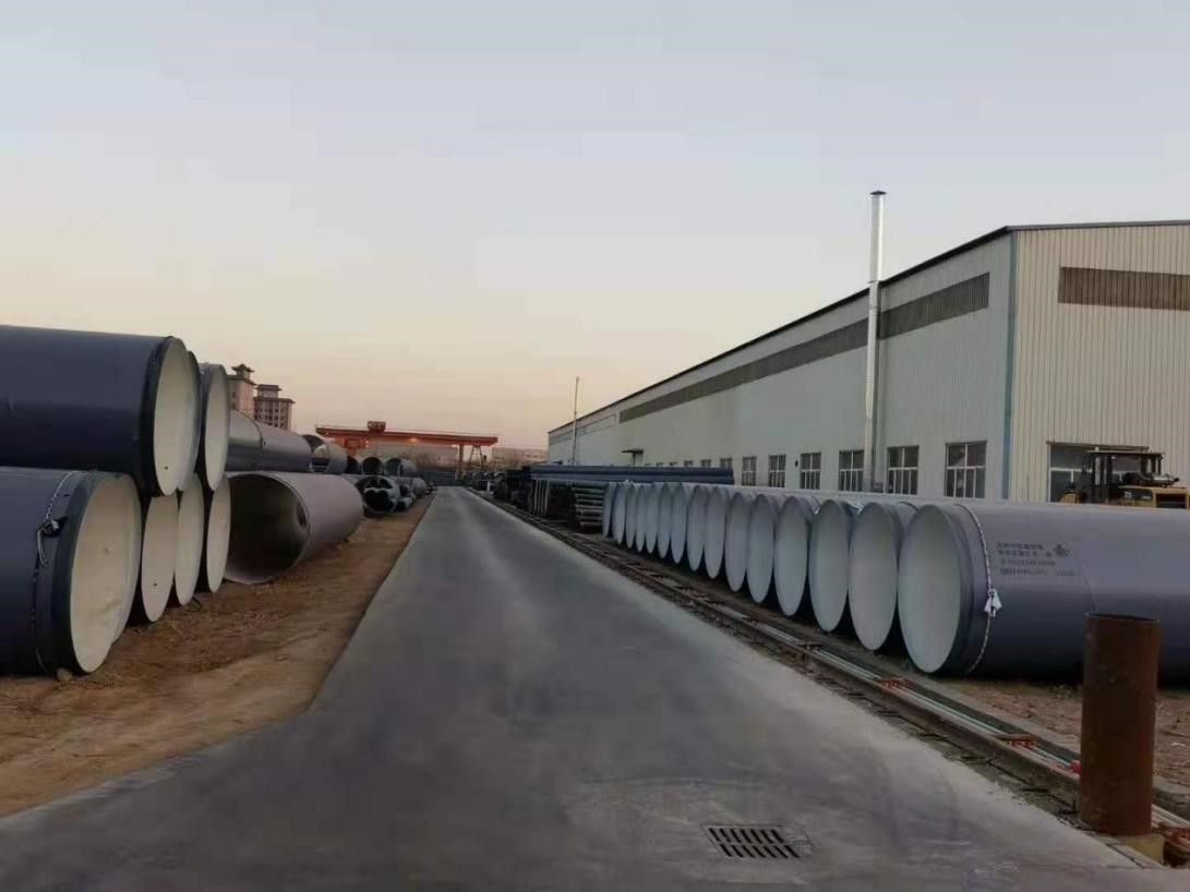 Coated Spiral Steel Pipe with large diameter for Project needs.