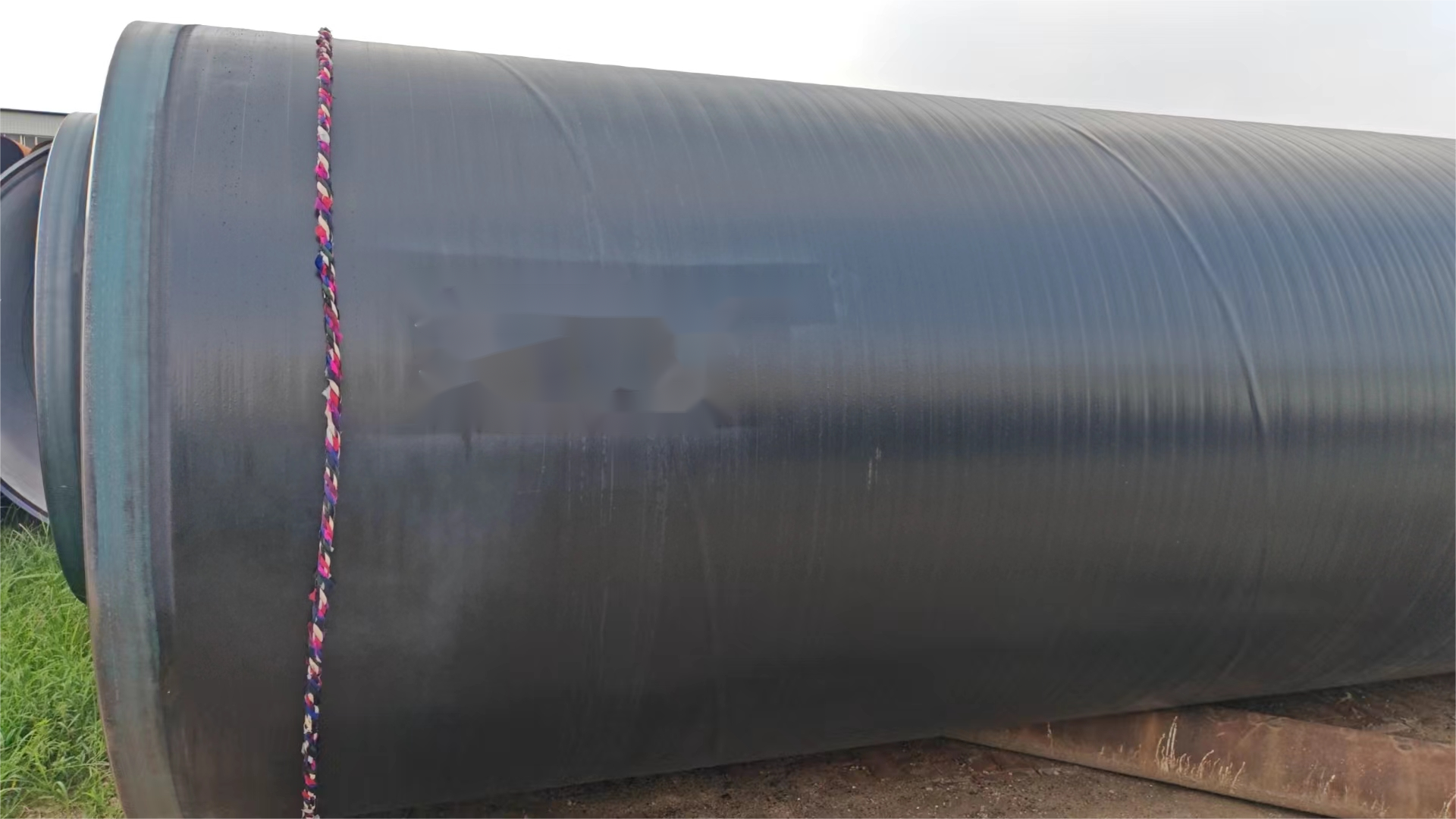 Coated Spiral Steel Pipe with large diameter for Project needs.